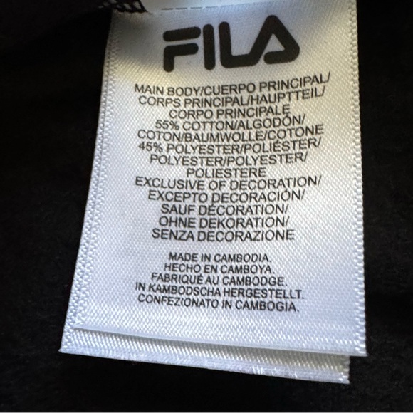 FILA Back Hoodie Sz M - Picture 15 of 16